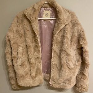 Urban Outfitters faux feather coat ✨